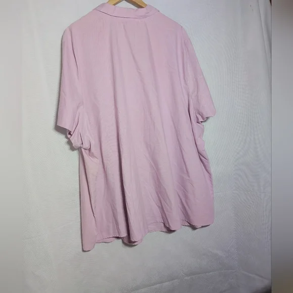 Only Necessities 6X Light Pink Casual Button Down Shirt - Picture 4 of 5